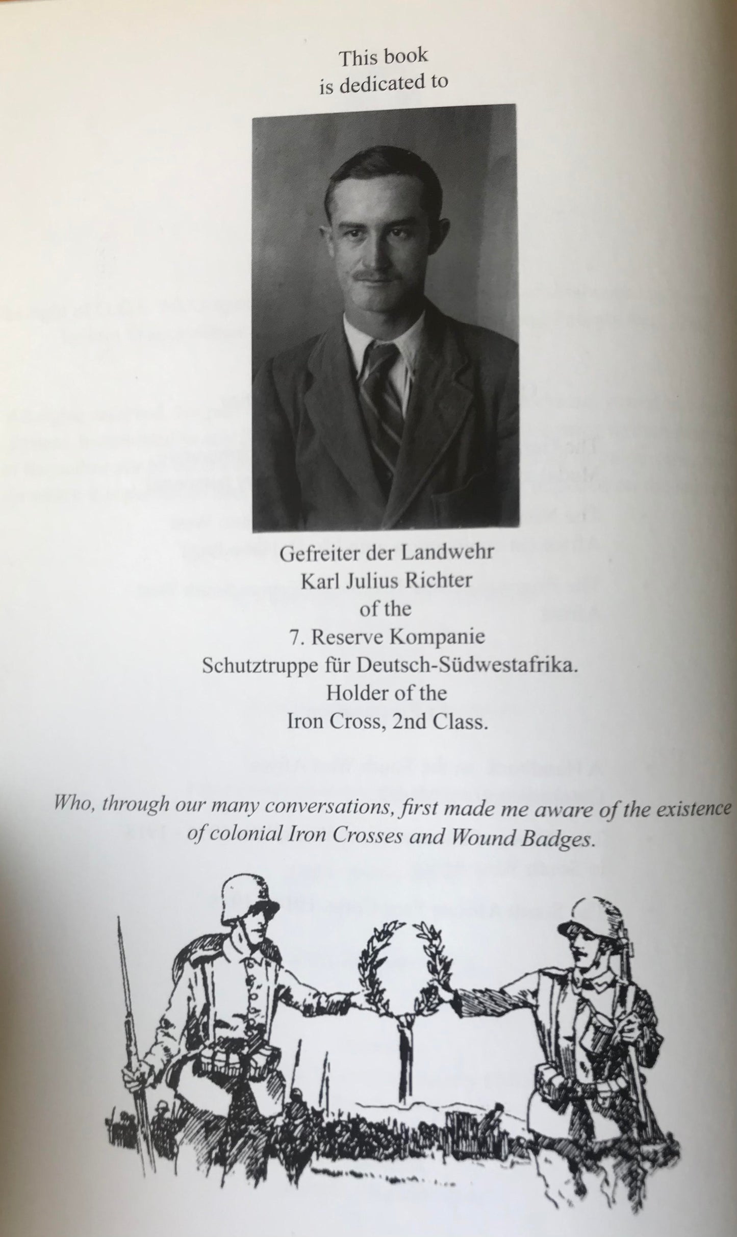 Book 2.19. GSWA - 'For Valour' - The history of the Iron Cross and Wound Badge in German South West Africa 1914 - 1918, Gordon McGregor, signed first edition 2005
