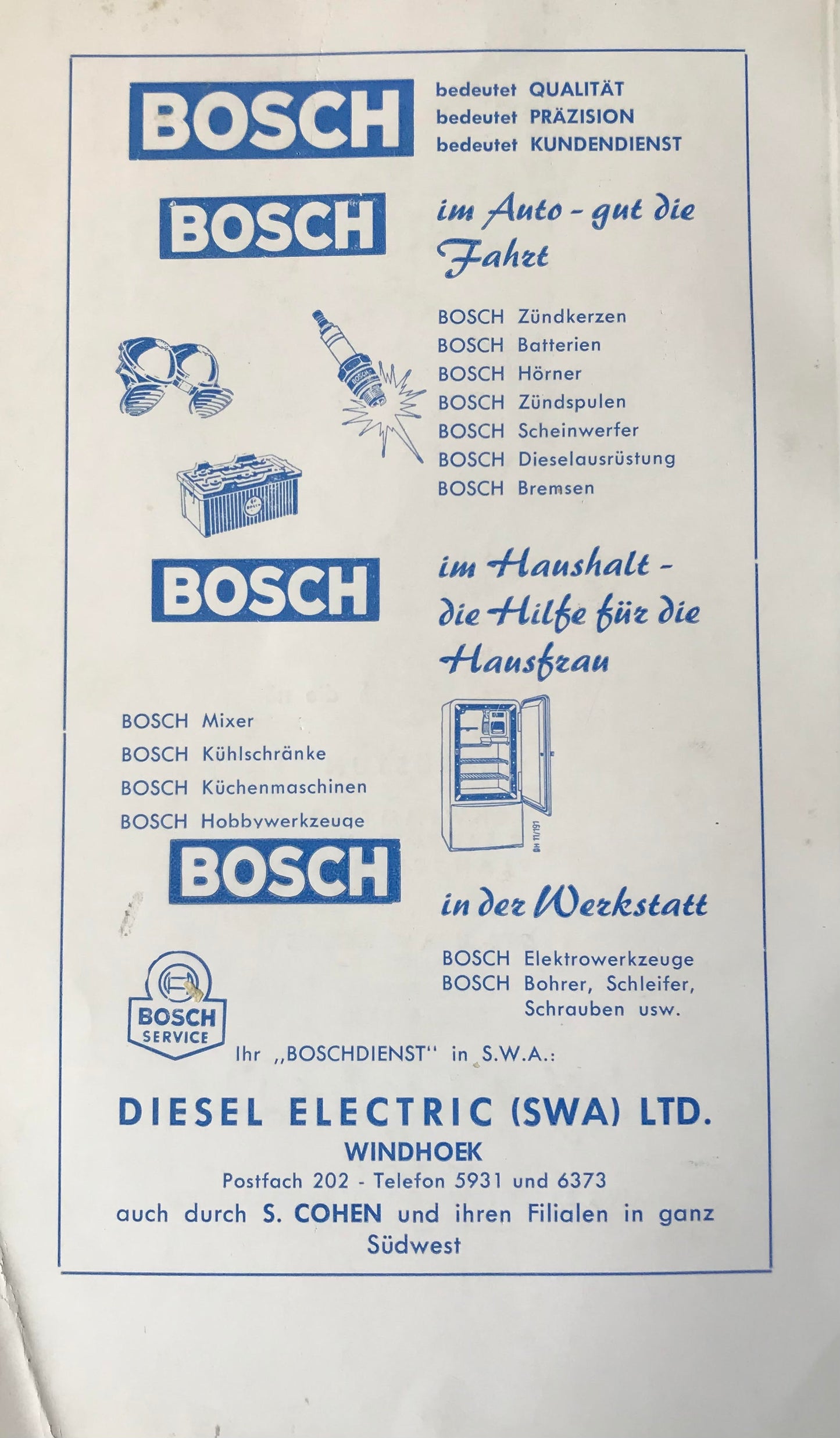 Book 2.20. SWA - Swakopmund 1959/60 - dreisprachiges Jahrbuch / Trilingual yearbook
