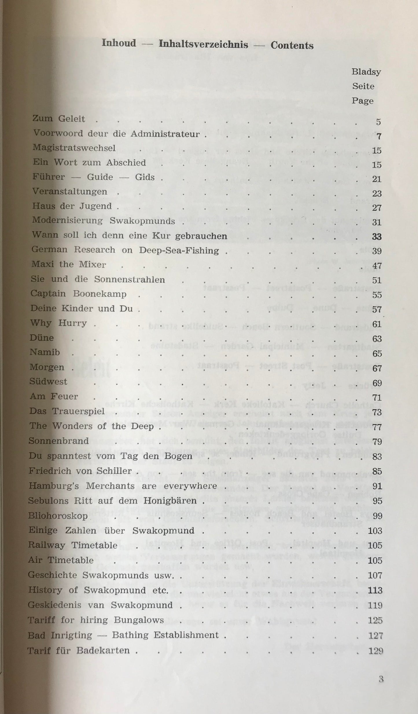 Book 2.20. SWA - Swakopmund 1959/60 - dreisprachiges Jahrbuch / Trilingual yearbook
