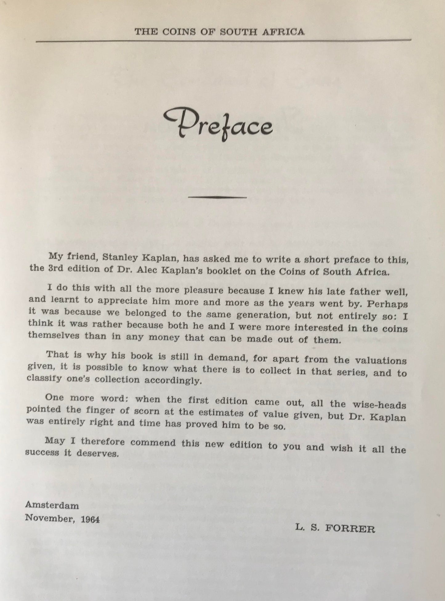 Book 2.2. The coins of South Africa - Alec Kaplan, 1964 / Die Münzen Südafrikas – Alec Kaplan