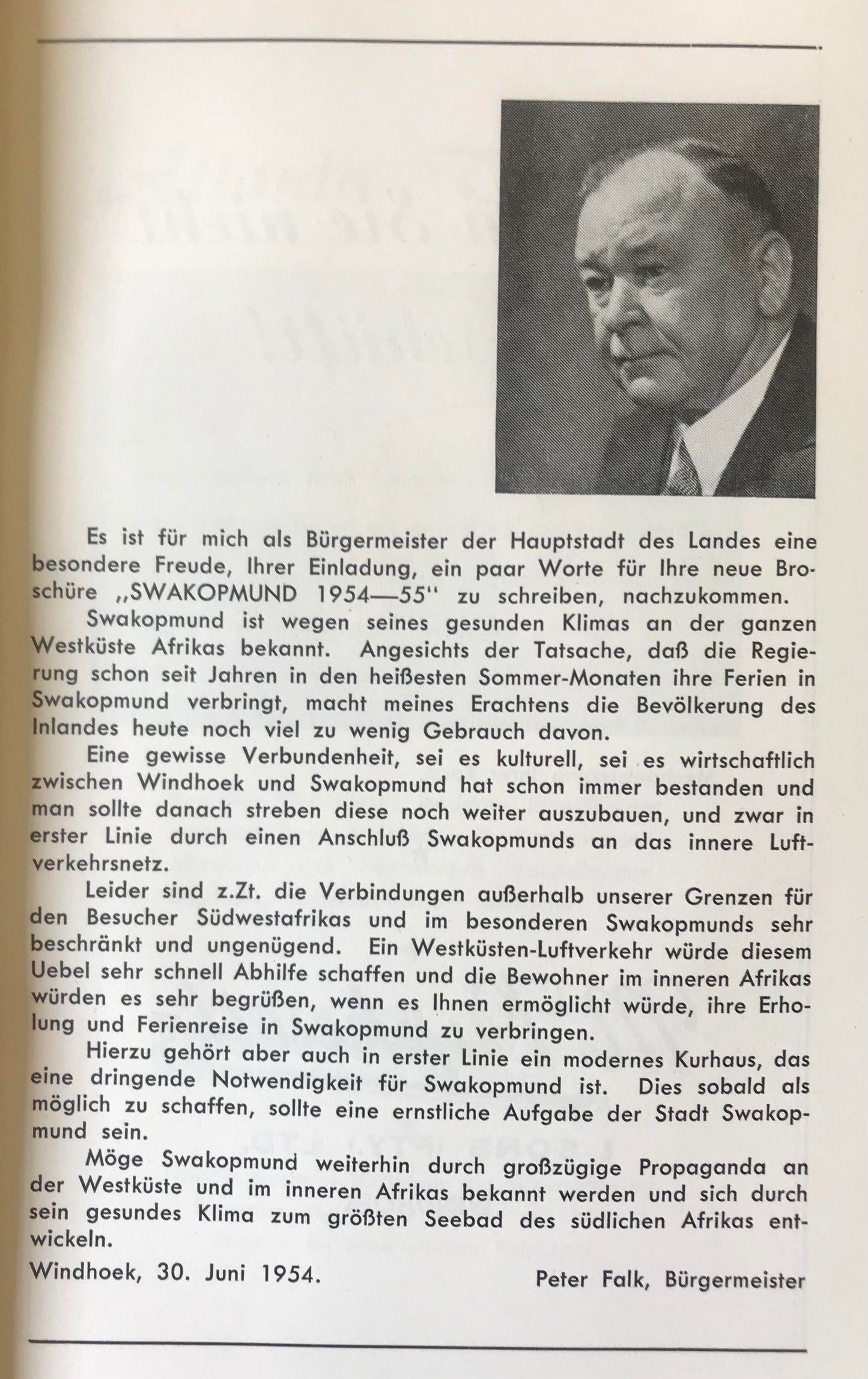 Book 2.21. - SWA - Swakopmund 1954/55 - dreisprachiges Jahrbuch / trilingual annual