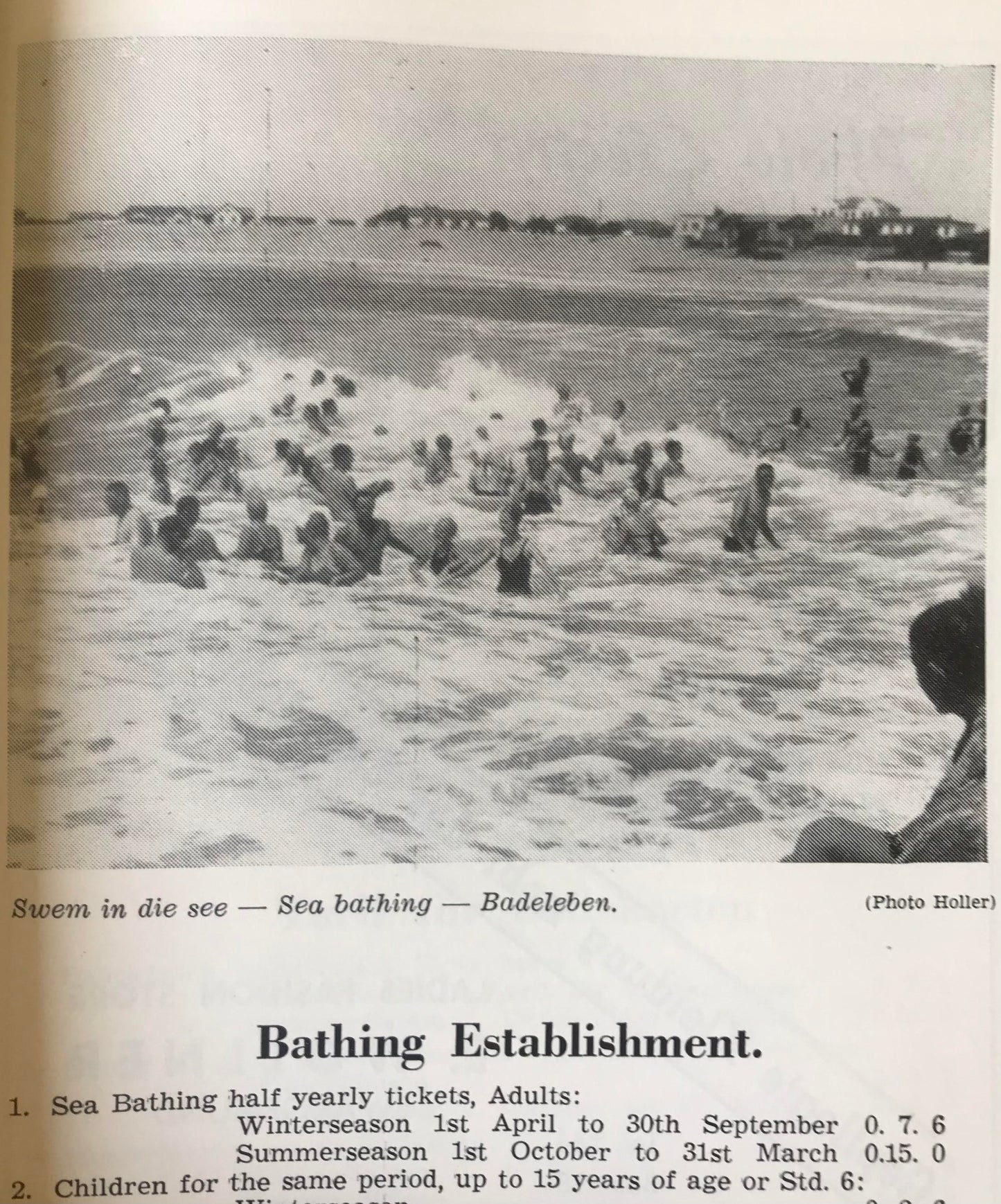 Book 2.21. - SWA - Swakopmund 1954/55 - dreisprachiges Jahrbuch / trilingual annual