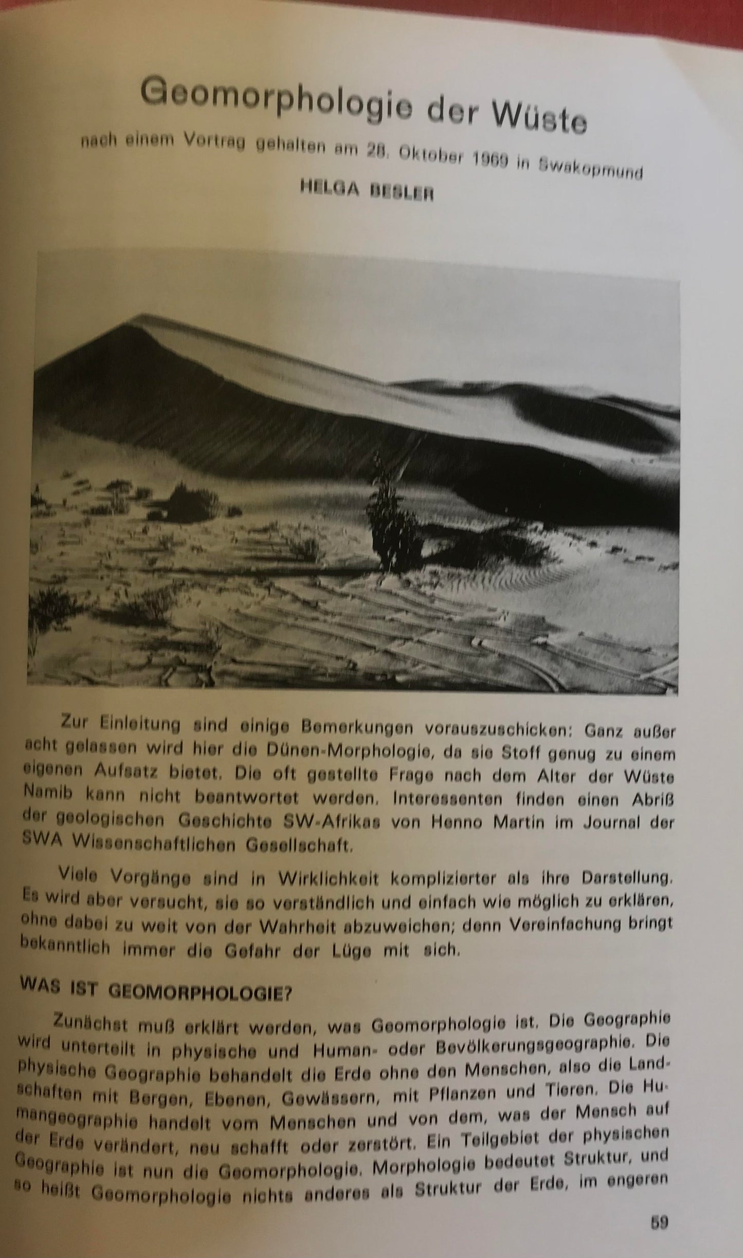 Book 2.22. SWA - Namib und Meer - Deutschsprachiges Swakopmunder Jahrbuch - Oktober 1970 / Namib and Ocean