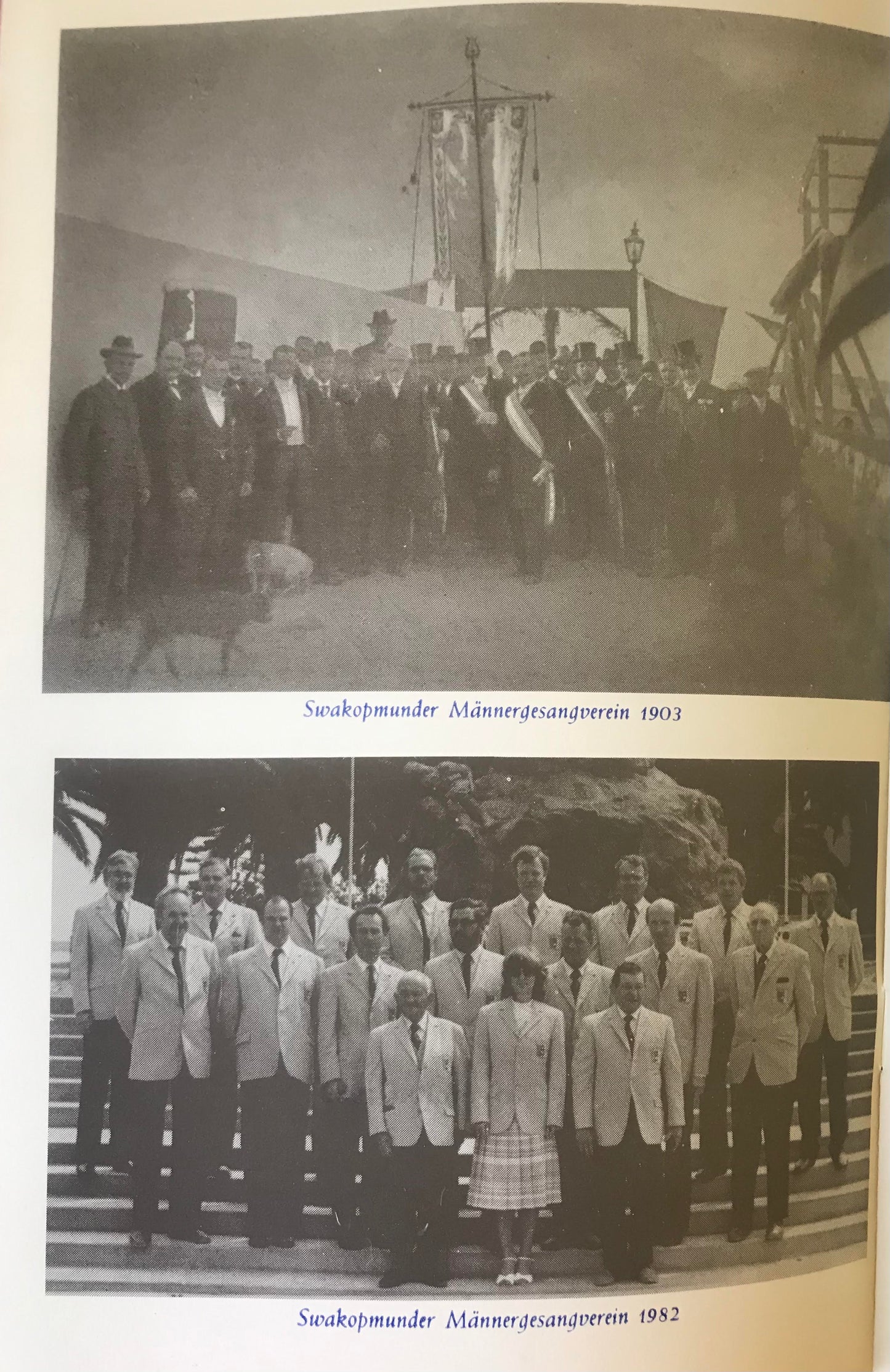 Book 2.23. SWA - Swakopmunder Männergesangverein 1902 - 1982 Festschrift 5.November 1982