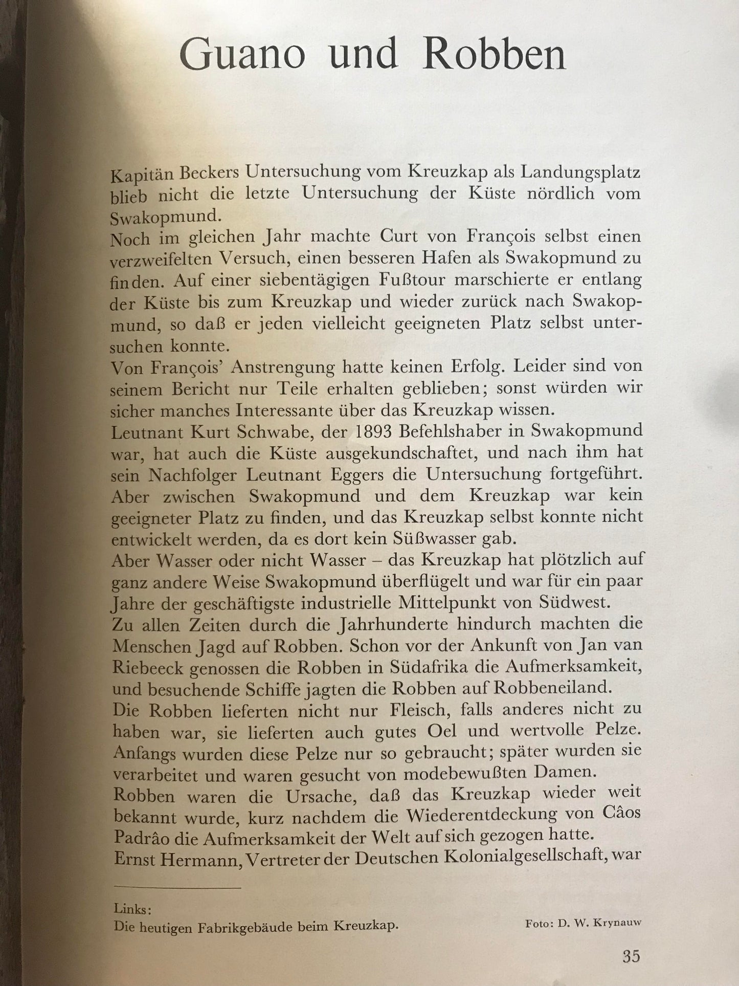 Book 2.28 DSWA - Das Kreuzkap, Guano und Robben, 1970, D.W.Knynauw / Part 1 - The Cross Cape, Part 2 - Guano and Seals