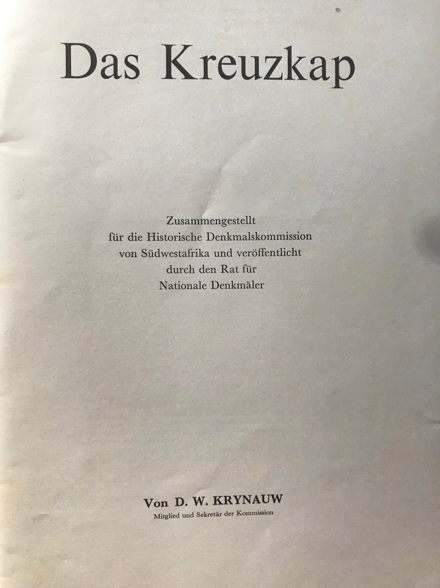 Book 2.28 DSWA - Das Kreuzkap, Guano und Robben, 1970, D.W.Knynauw / Part 1 - The Cross Cape, Part 2 - Guano and Seals