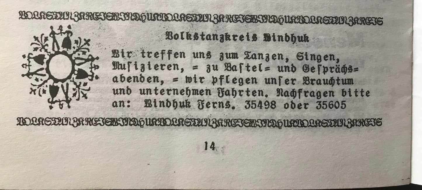 Book 2.32 SWA - Deutsches Kulturwerk Südwestafrika, 1990