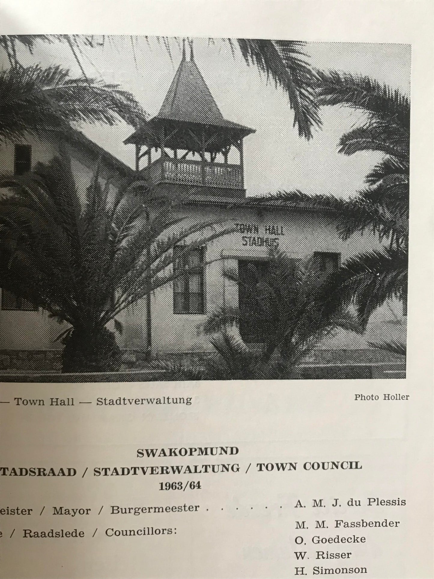Book 2.35 SWA - Swakopmund 1963/64 Jahrbuch,annual, jaarboek
