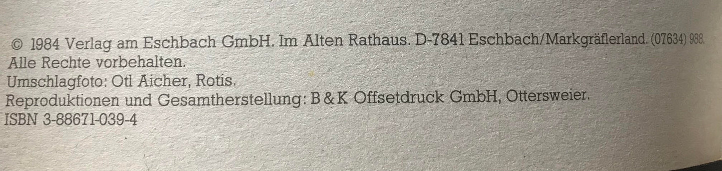 Book 2.37. SWA - Schenk dir einen Wüstentag! 1984 / Treat yourself to a day in the desert!