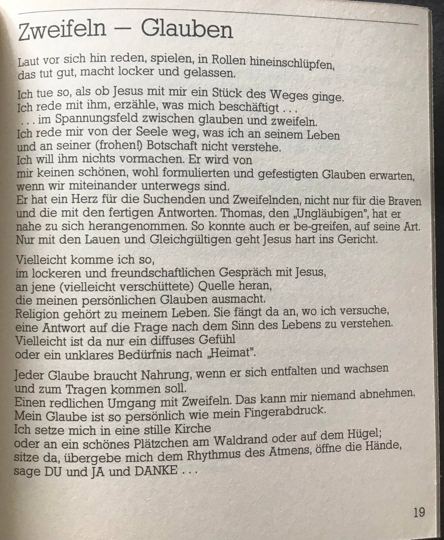 Book 2.37. SWA - Schenk dir einen Wüstentag! 1984 / Treat yourself to a day in the desert!