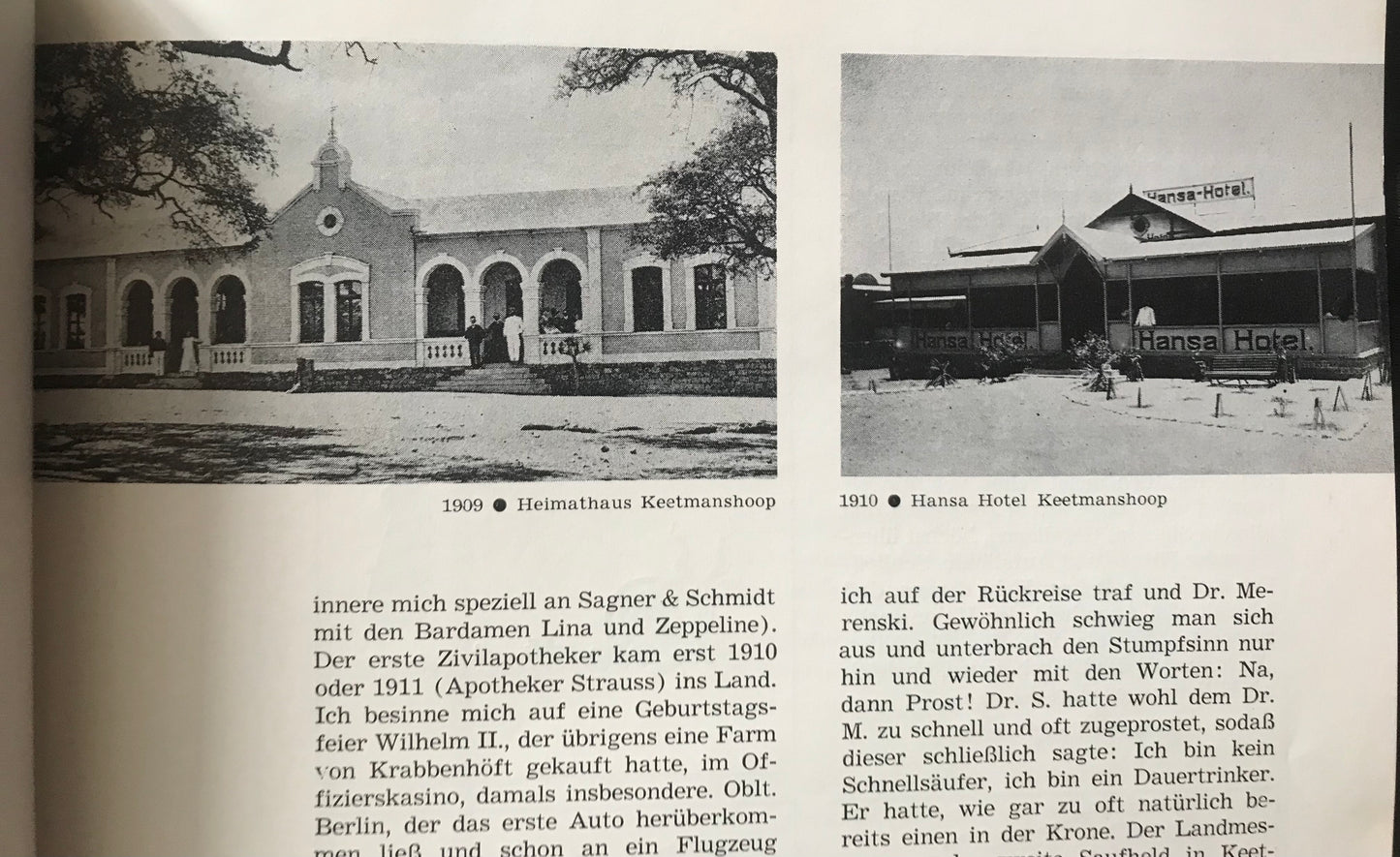 Book 2.45 DSWA - SWA  100 Jahre Keetmanshoop 1966 / GSWA - SWA 100 years Keetmanshoop