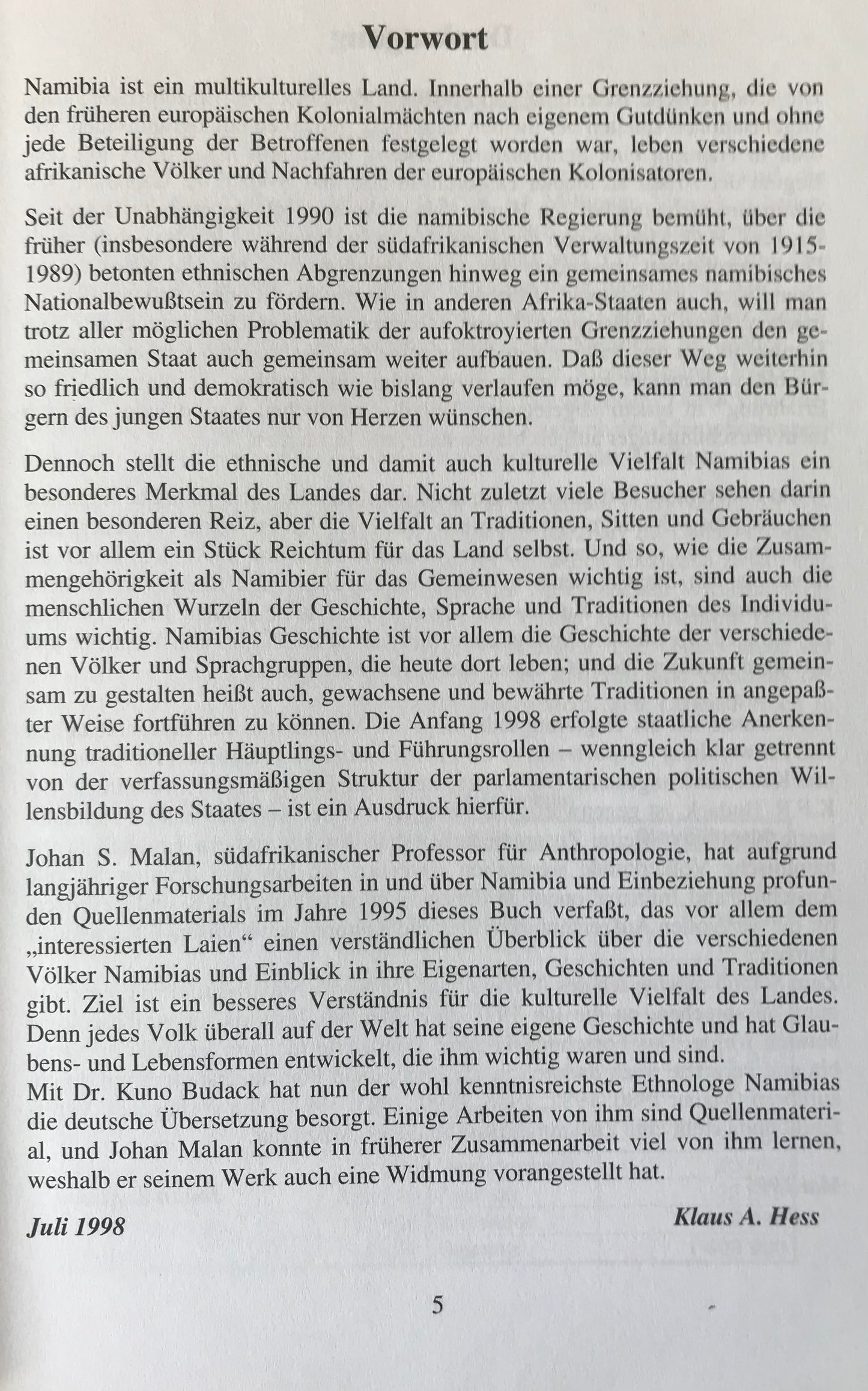 Book 2.8. Namibia - Die Völker Namibias - Johan S.Malan - 2.Auflage, 2000 / Namibia - The people of Namibia