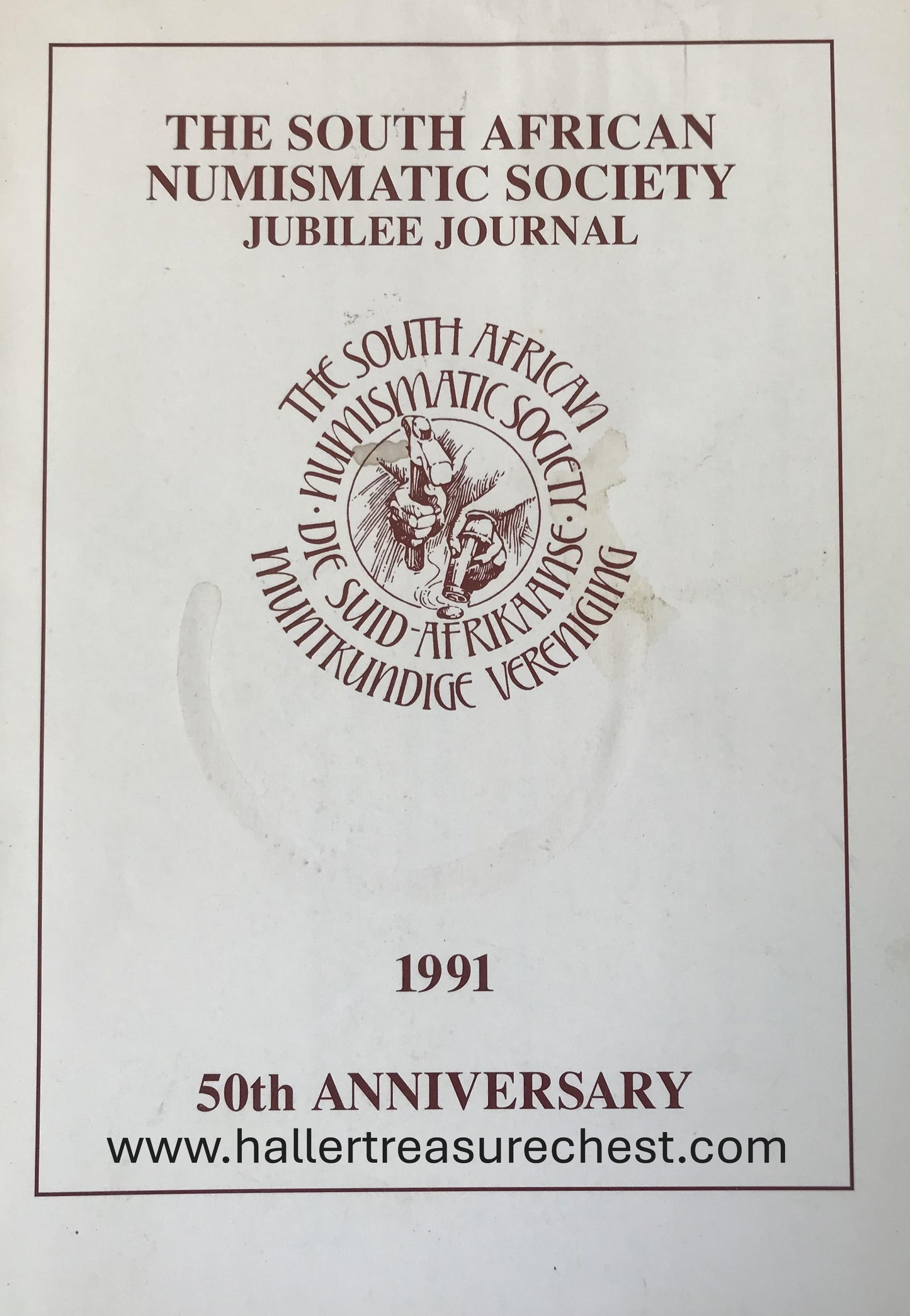 Book 2.9. The South African Numismatic Society - 50th Jubilee Journal - 1991