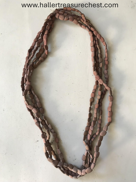 Jewellery 1.7. Traditionelle Afrikanische Halskette aus Schotenkernen, Owambo Stamm, Namibia /