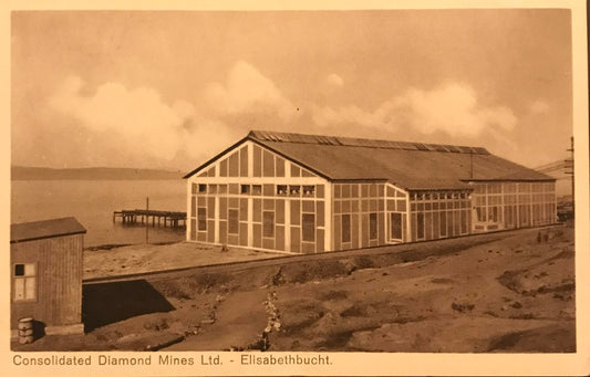 PC0019b GSWA original postcard - diamond mining  /  DSWA Original Postkarte - Diamantenmine - Nr 21 - J.C.Hubrich