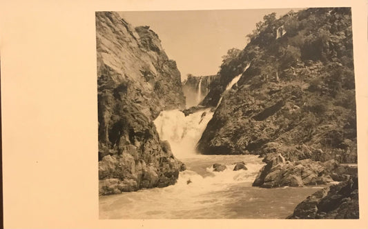 PC0028 - SWA Photo of Ruacana waterfalls 1949 / SWA Foto - Ruacana Wasserfälle