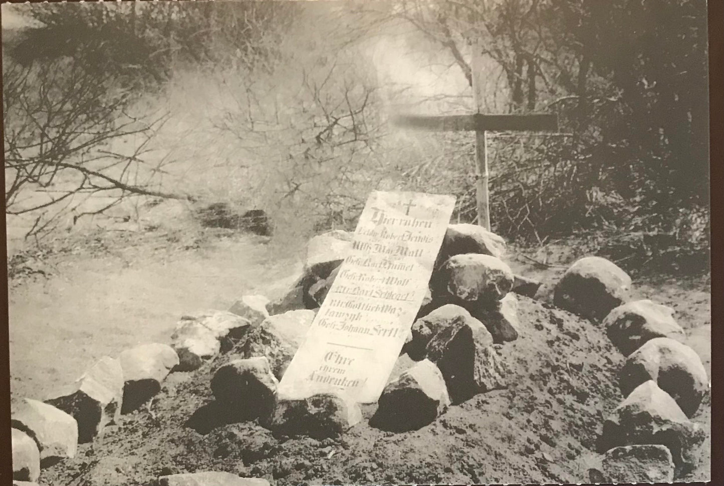 PC 0065 GSWA postcard - mass tombgrave Gross Hamakari 1908 /  DSWA Postkarte -  Sammelgrab Gross Hamakari 1908