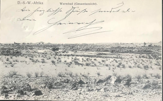 PC0115 - GSWA - Warmbad Landschaft / GSWA - Warmbad scenery - J.C.Hubrich collection