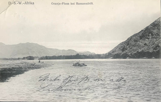 PC0116 - DSWA - Oranje-Fluss bei Ramansdrift / GSWA - Oranje River at Ramansdrift - J.C.Hubrich collection