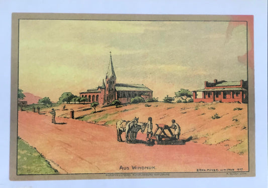PC0135b - DSWA - Katholische Kirche in Windhuk, 1907 - Erich Mayer / GSWA - Catholic Church in Windhuk