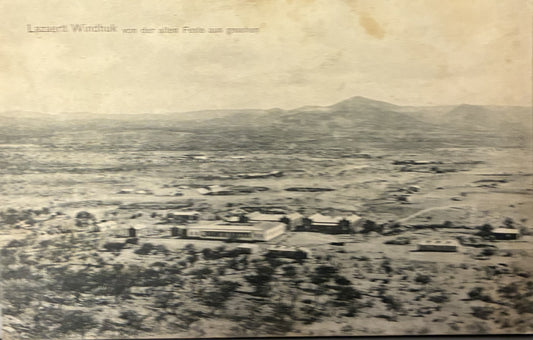 PC A 001.1 DSWA - Lazarett Windhuk von der alten Feste aus gesehen / GSWA - Windhoek military hospital seen from the old fort