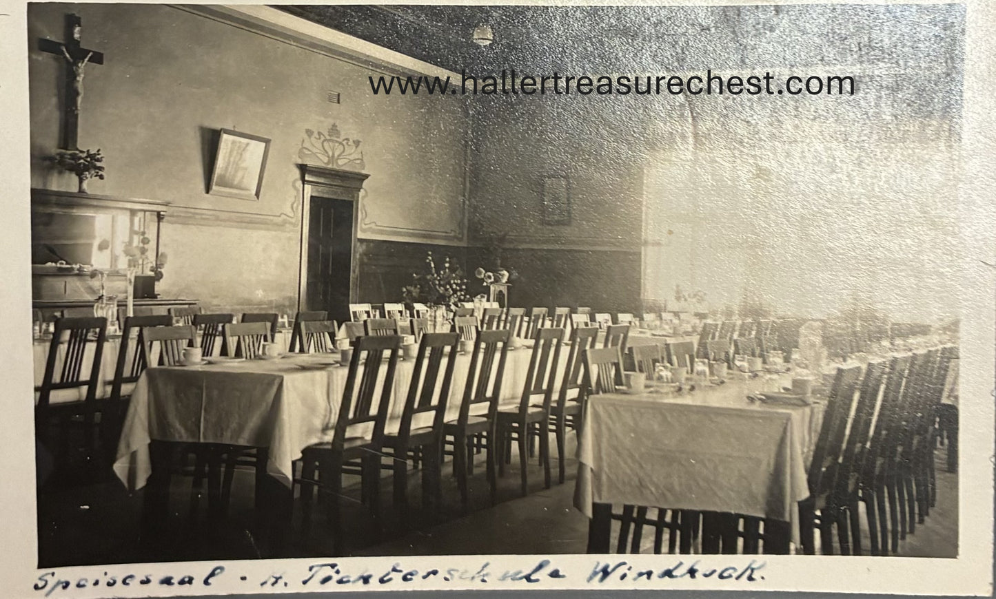 PC A 005.4. DSWA Speisesaal -  Töchterschule Windhuk / GSWA DSWA Dining Hall – Girls' School, Windhoek