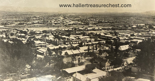 PC A 005.7 Postkarte - SWA - Blick auf Windhoek / postcard - SWA - view on Windhoek