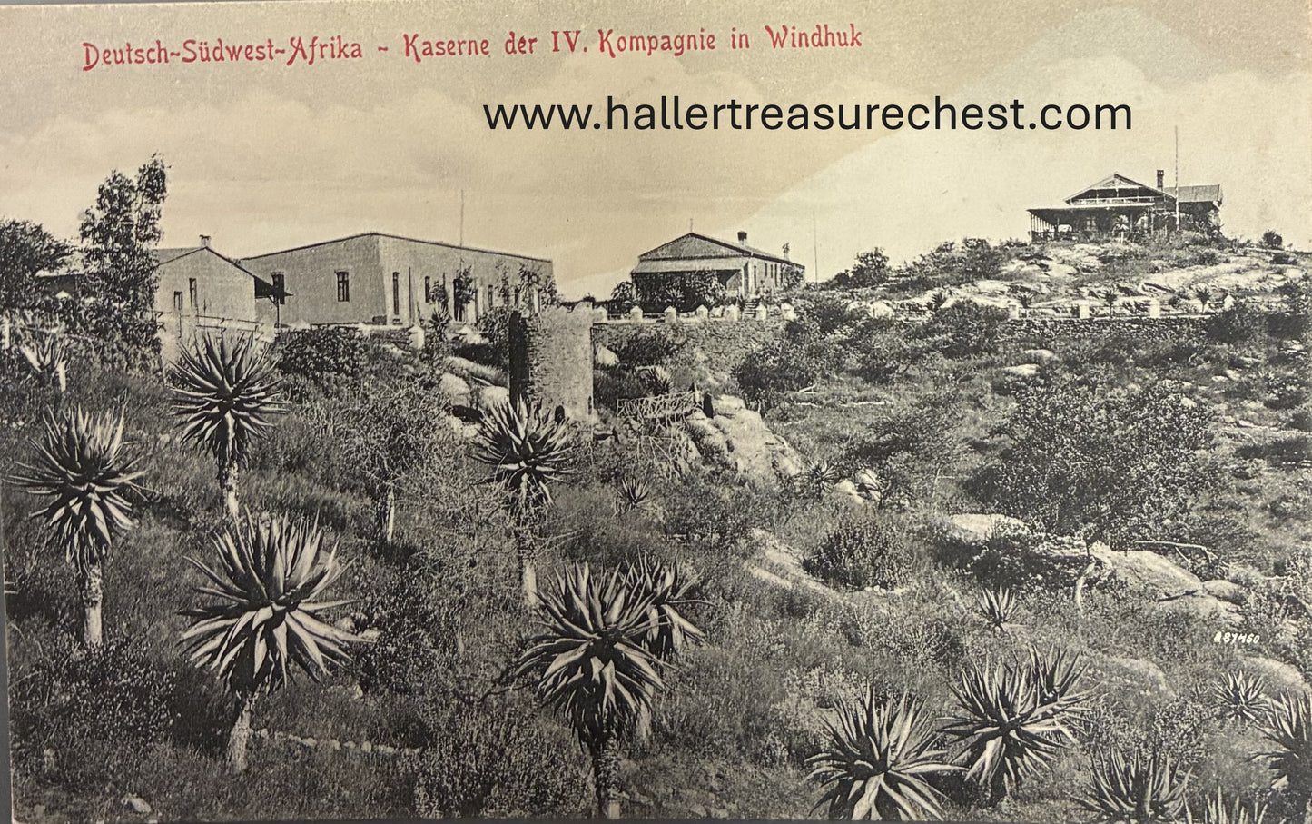 PC A 007.7. DSWA - Kaserne der IV.Kompagnie in Windhuk / GSWA - Barracks of the IV.company in Windhoek