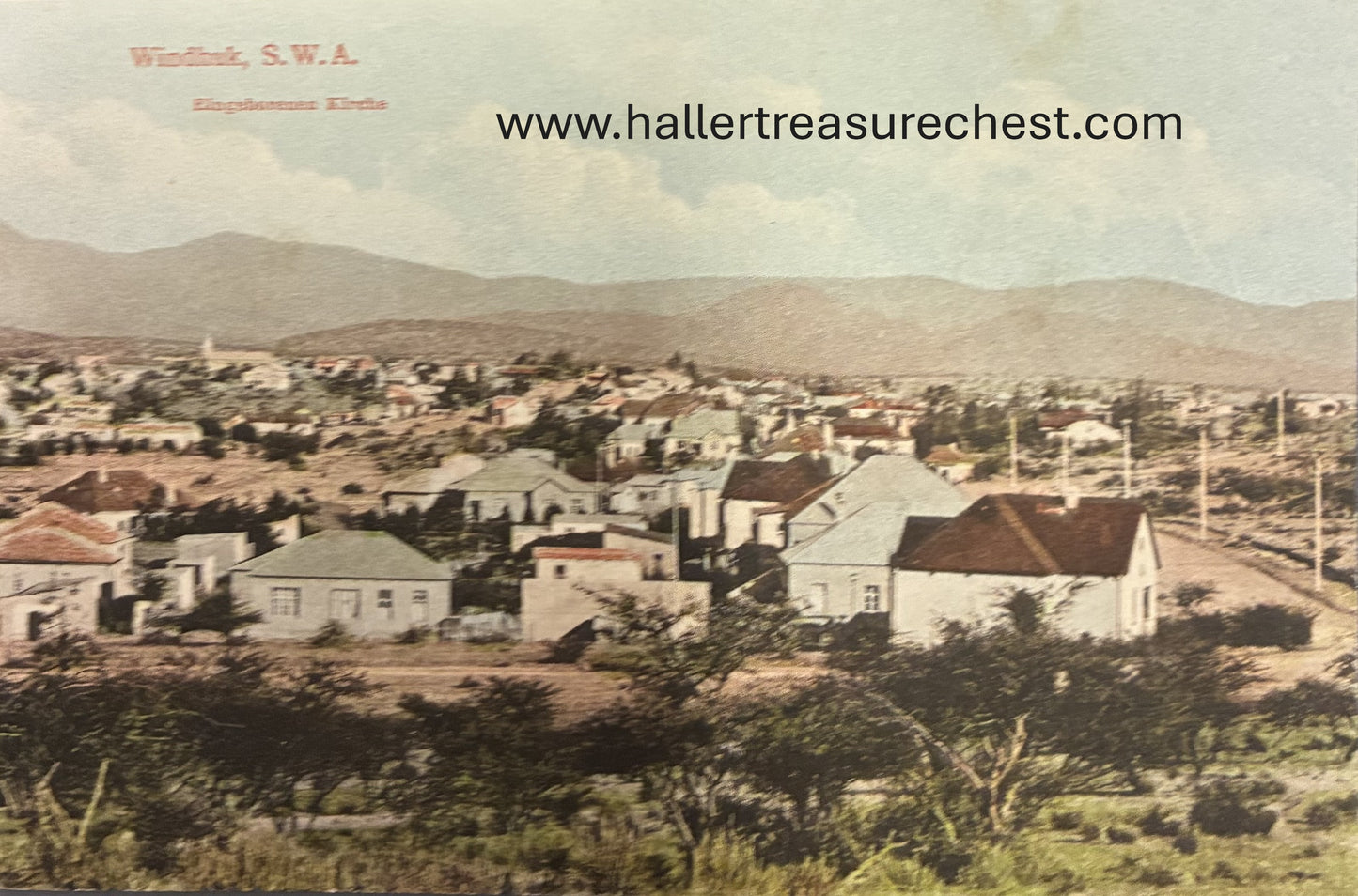 PC A 008.6 SWA Postkarte - Eingeborenen Kirche Windhoek / SWA post card - native church Windhoek