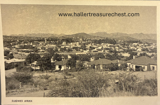 PC A 009.3 SWA Postkarte -  Sicht auf Windhoek / SWA - postcard - view on Windhuk