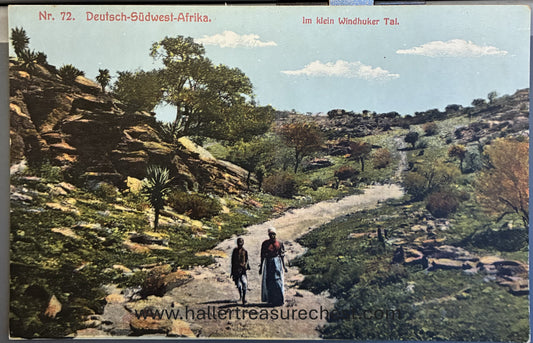 PC A014.5 DSWA Postkarte - Im Klein-Windhuker Tal / GSWA post card, at the Klein-Windhuk valley