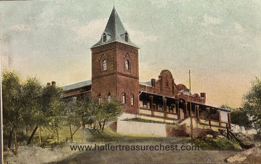 PC A014.7 - DSWA Postkarte - Gouvernements Gebäude, Windhuk / GSWA post card, Gouvernements building, Windhuk