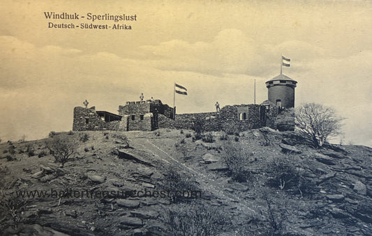 PC A015.1 - DSWA Postkarte - Burg Sperlingslust, Windhuk / GSWA post card, Castle Sperlingslust, Windhuk