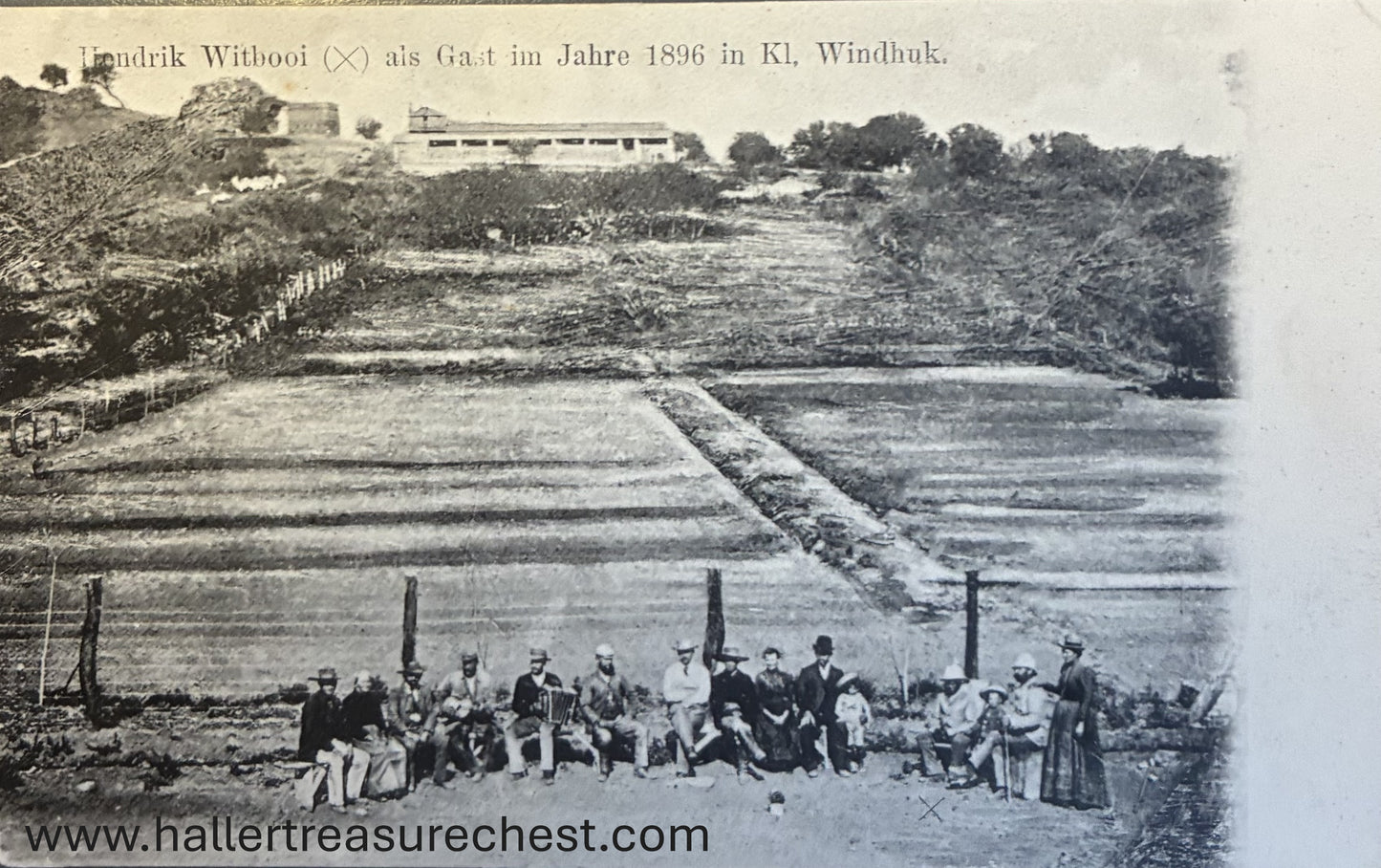 PC A015.6 - DSWA Postkarte - Hendrik Witbooi (X) als Gast 1896 in Kl.Windhuk / GSWA - Hendrik Witbooi (X) 1896 in Kl.Windhuk