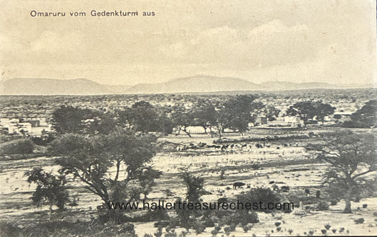 PC Nord-Süd 12.3 DSWA - Omaruru vom Gedenkturm aus / GSWA - Omaruru as seen from the memorial tower