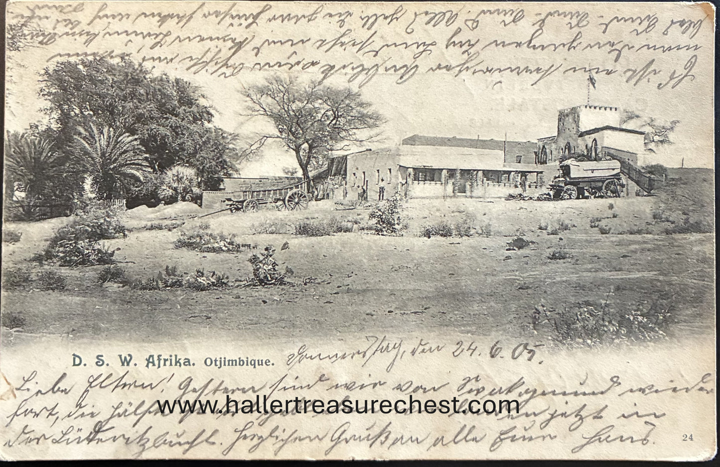 PC Nord-Süd 14.7. DSWA - Feste in Otjimbingwe / GSWA - Military garnison in Otjimbingwe