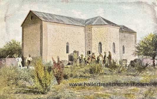 PC Nord-Süd 15.6. DSWA - Zerschosschene Kirche in Okahandja/ GSWA - A church riddled with bullet holes in Okahandja