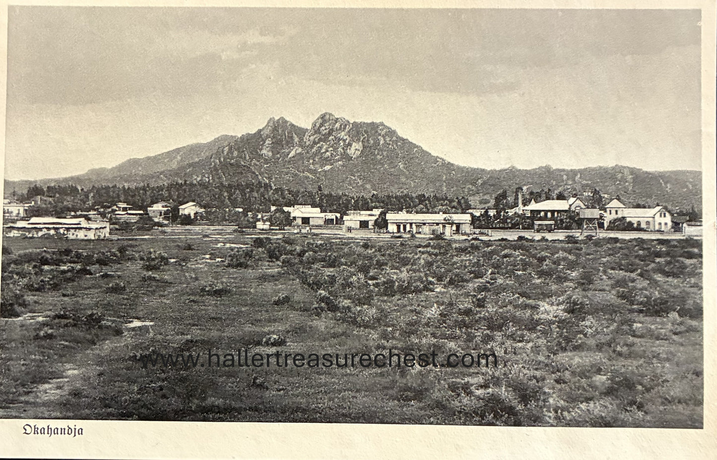 PC Nord-Süd 16.7. DSWA - Blick auf Okahandja / GSWA - view on Okahandja