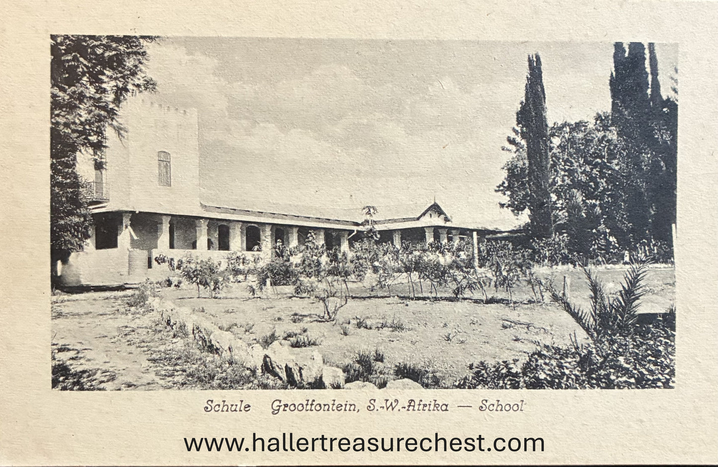 PC Nord-Süd 17.6. - DSWA - Blick auf Grootfonteiner Schule / GSWA - view on Grootfontein school