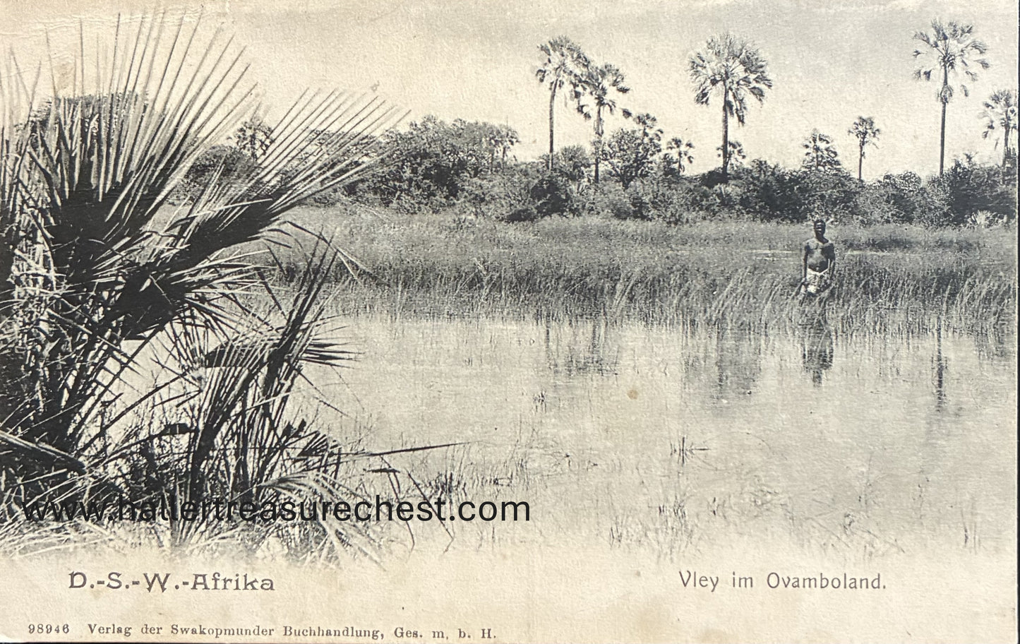 PC Nord-Süd 19.6. DSWA - Vley im Owamboland / GSWA - lake in Owamboland