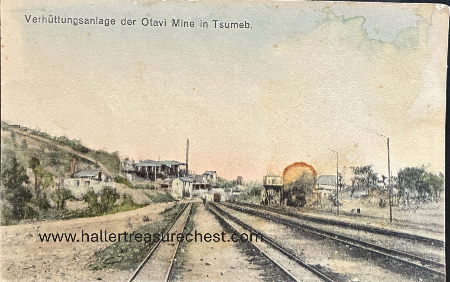 PC Nord-Süd 20.2. DSWA - Verhüttungsanlage der Otavi Mine in Tsumeb / GSWA - Smelting plant at the Otavi Mine in Tsumeb