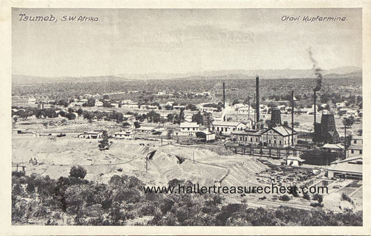 PC Nord-Süd 20.7. DSWA - Blick auf Otavi Kupfermine in Tsumeb / GSWA - View on Otavi Coppermine in Tsumeb