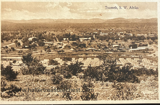 PC Nord-Süd 20.8. DSWA - Blick auf Tsumeb / GSWA - View on Tsumeb