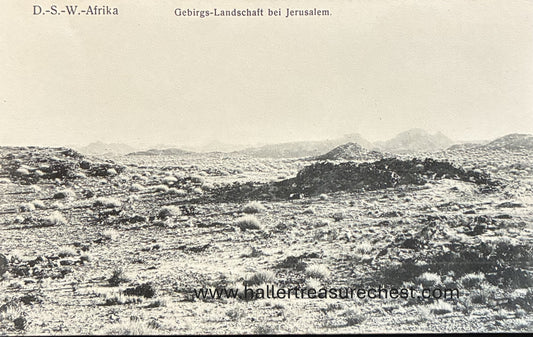 PC Nord-Süd 25.8. DSWA –  Gebirgslandschaft bei Jerusalem / GSWA – Mountain landscape near Jerusalem