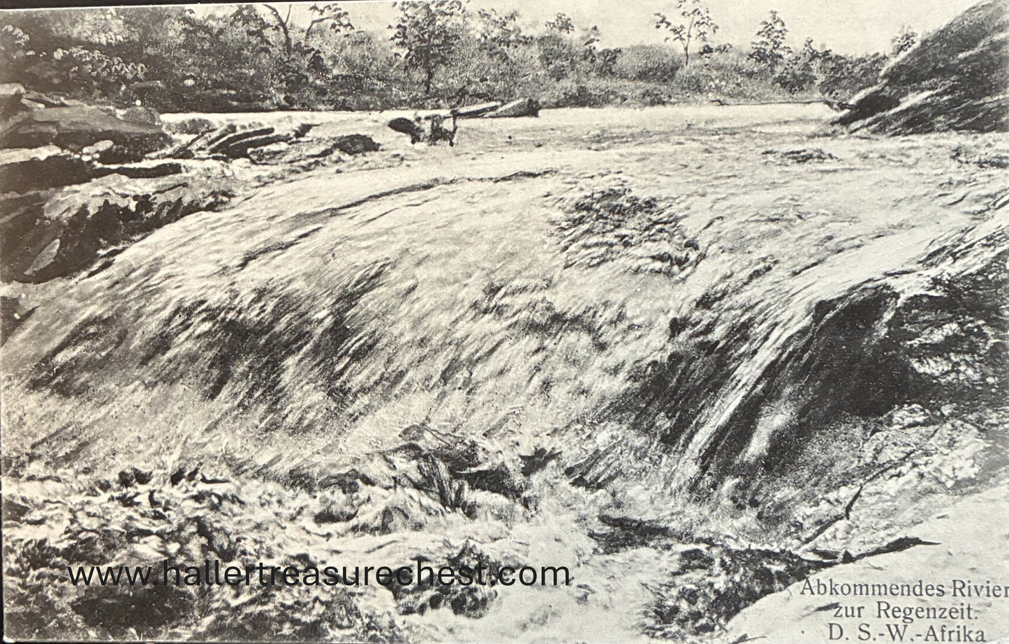 PC Nord-Süd 26.4. DSWA – Abkommendes Revier zur Regenzeit / GSWA – River in flood during rainy saison
