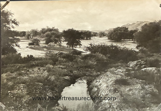 PC Nord-Süd 27.8. DSWA - Fliessendes Revier in der Mitte des Landes / GSWA - flowing river - in the centre of the country