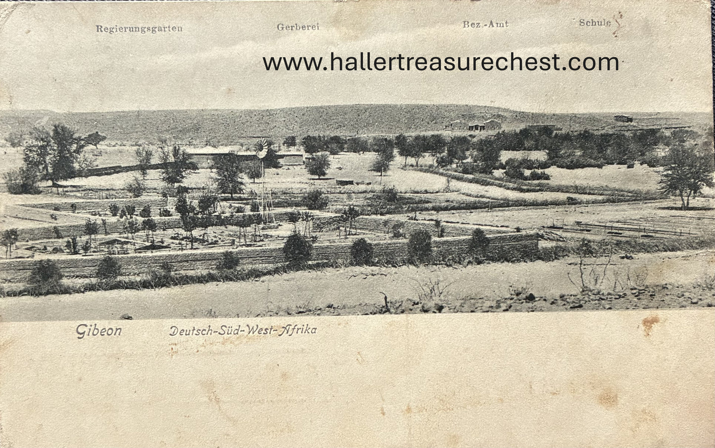 PC Nord-Süd 3.2. DSWA Gibeon Regierungsgarten 1907 / GSWA Gibeon Governments garden