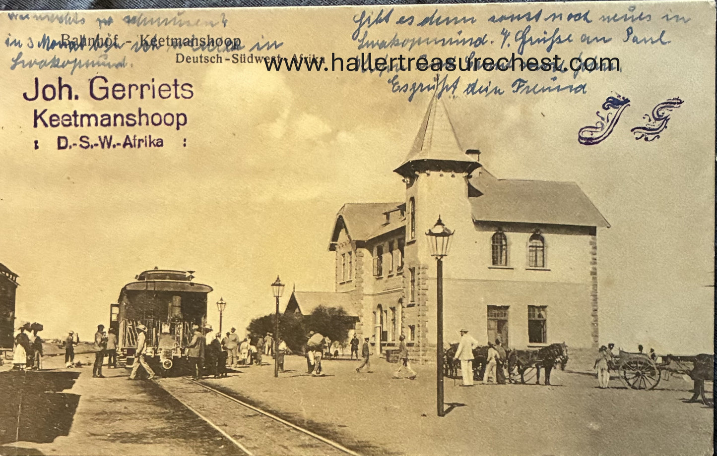 PC Nord-Süd 9.5. DSWA -  Bahnhof Keetmanshoop / GSWA - Train station of Keetmanshoop