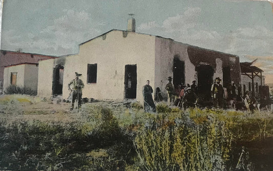 PC STR 9.6. DSWA Schutztruppe - Wagenbauerei in Otjimbingwe / DSWA Schutztruppe - Wagon factory in Otjimbingwe - 27 Jan. 1904 - Herero invasion