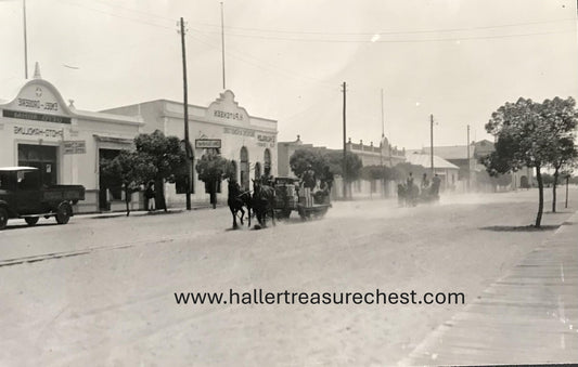 PC SWK-LUD 1.2. DSWA Postkarte - Swakopmunder Hauptstrasse 1910 / GSWA postcard - Swakopmund main street 1910